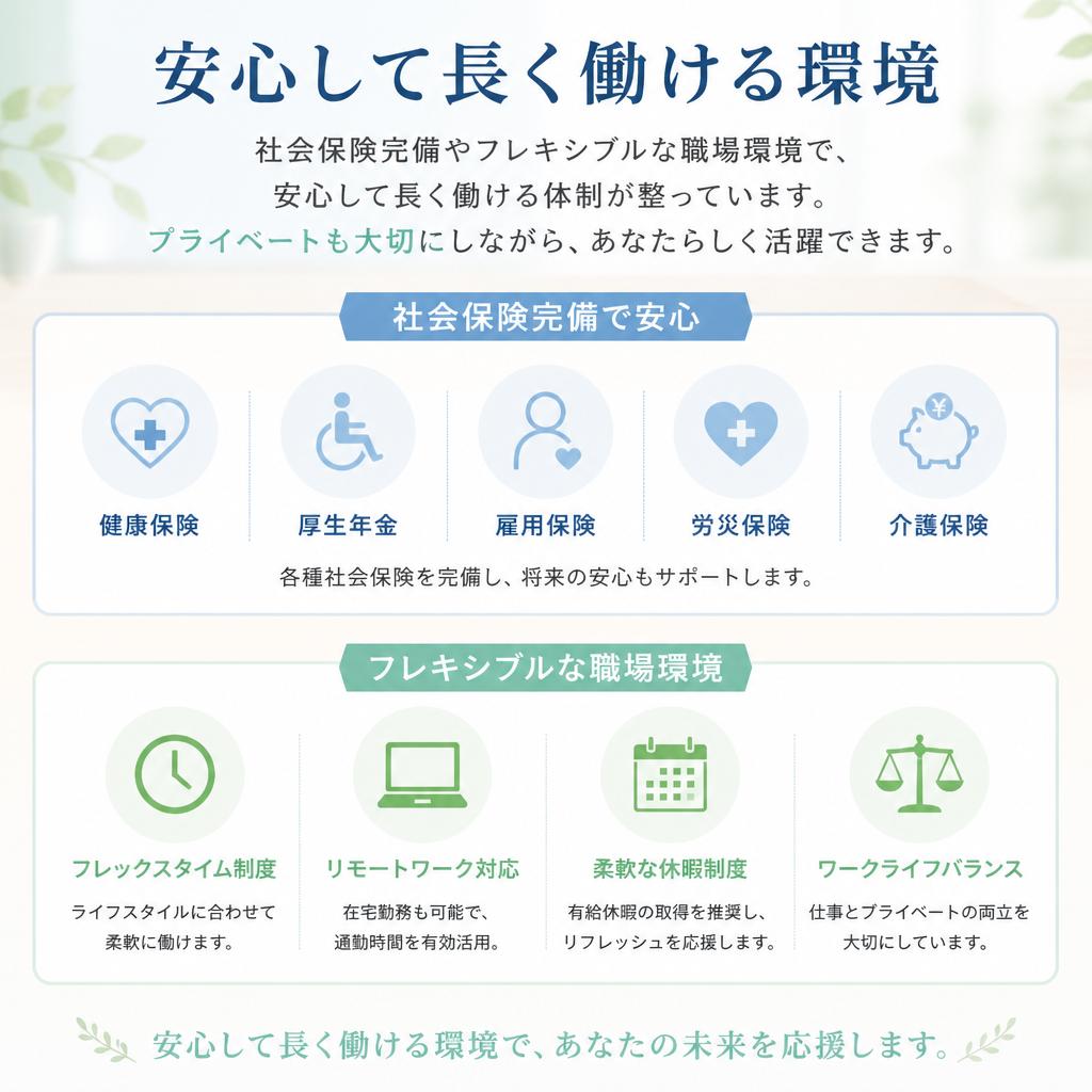 安定した職場環境